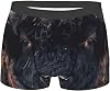 Majestic Black Yak Print Underwear For Men Comfy Cozy Holiday Boxer Briefs