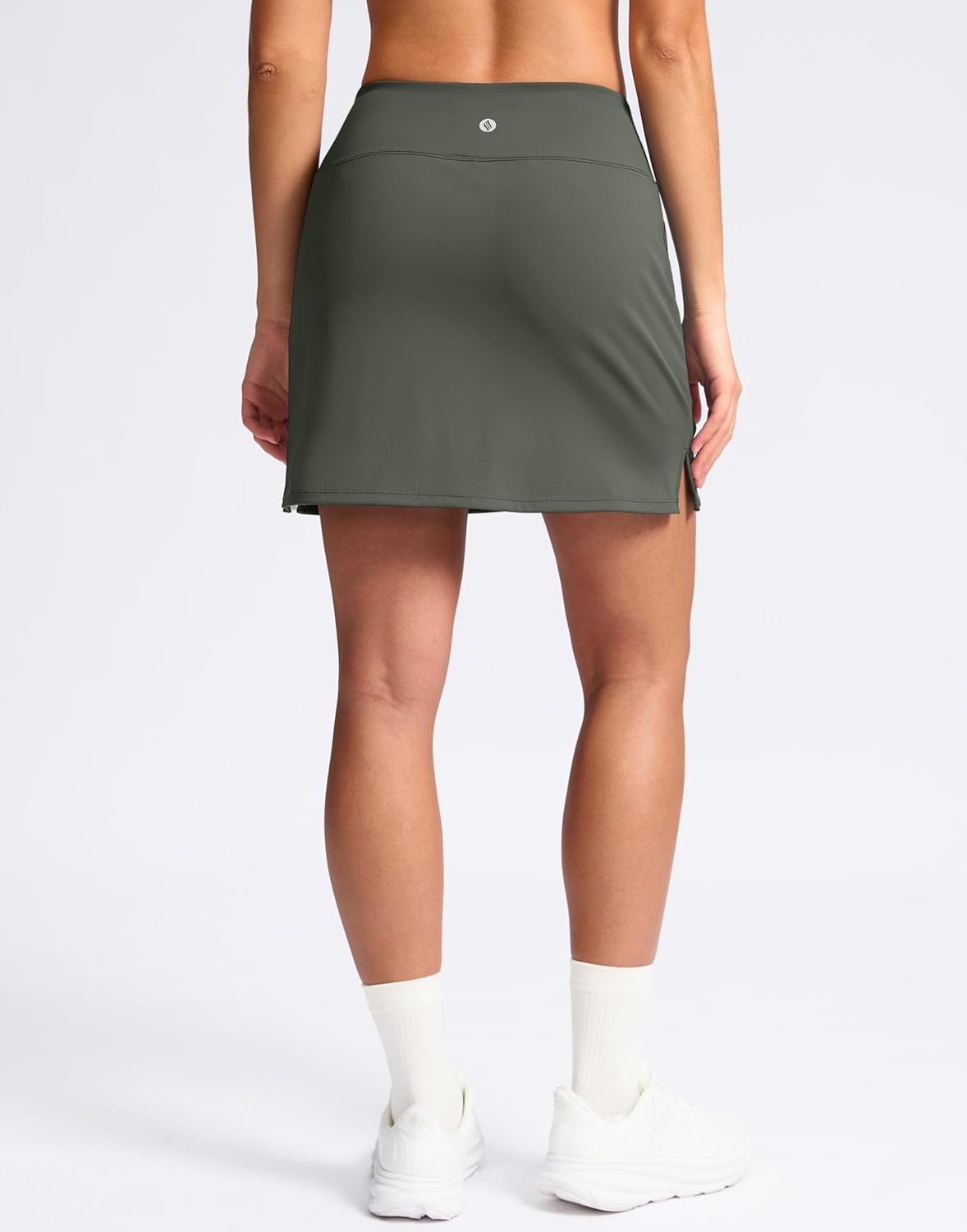 SANTINY 16" Skorts for Women with 2 Pockets High Waisted A Line Pickleball Golf Skort Casual Athletic Tennis Skirt - Image 2