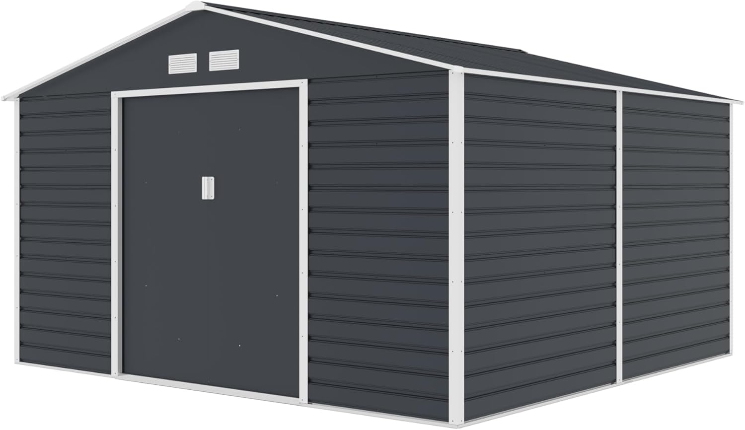 Domek ogrodowy G21 GAH 1085-340 x 319 cm, szopa na maszt – łatwy montaż, 10,9 m² (antracytowa)