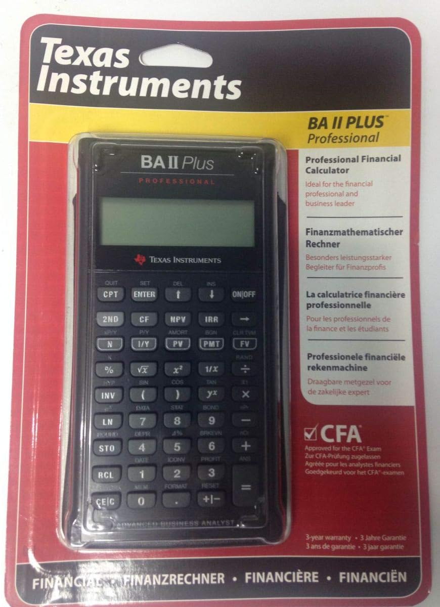 TI-BA II Plus Professional
