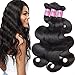 JVH 100% Brazilian Body Wave Virgin Hair 1 Bundle Human Hair Extensions 8inch