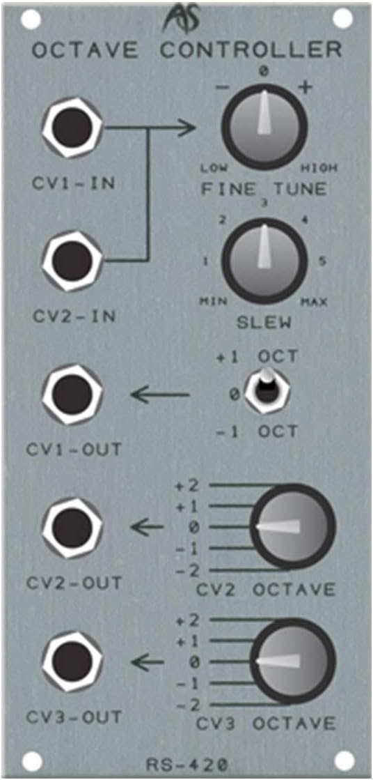 RS-420 Octave Controller オクターブコントローラー ポルタメント内蔵 ユーロラック モジュラー シンセサイザー