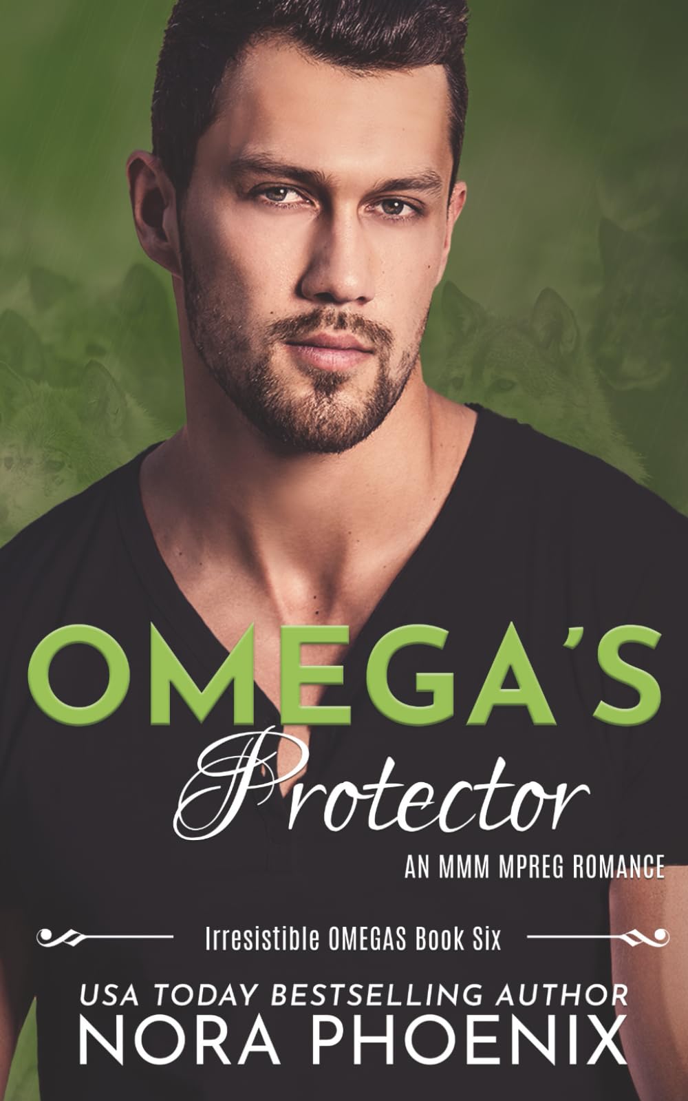 Omega's Protector: An MMM Mpreg Romance (Irresistible Omegas)