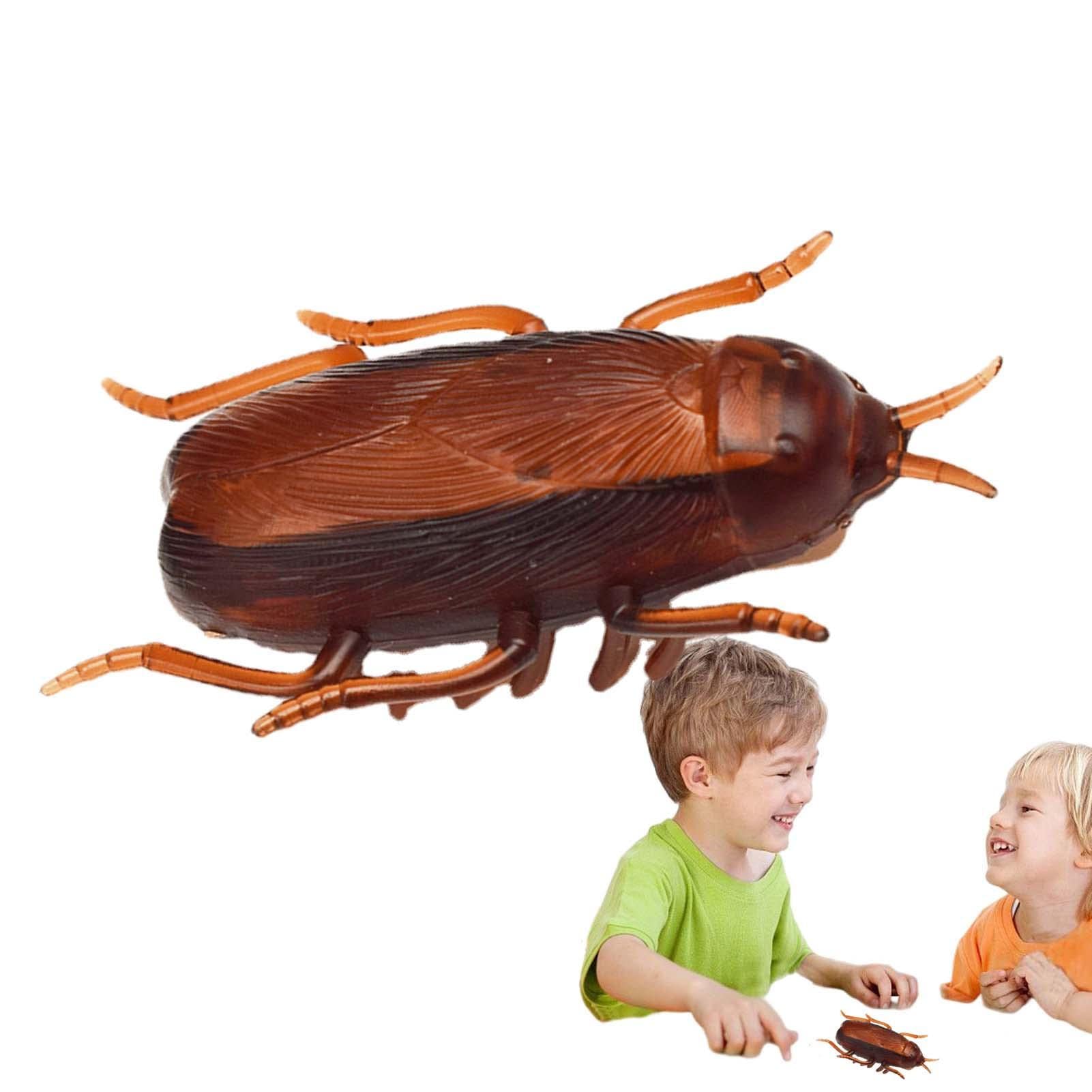Rianpesn Shake The Cockroach Moving Cockroach Toy - Battery Powered Spider And Cockroach Toy - Toy Battery Powered Spider With Vibration And Crawl Electric Fun For Cats
