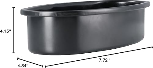 Miniatura 8 de Leadigol Molde de pan antiadherente, bandeja para pan, herramienta para hornear, queso, pastel, estaño de cocina, acero al carbono, forma ovalada