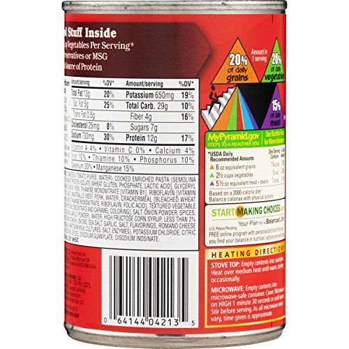 Image of b'Chef Boyardee, Jumbo Spaghetti and Meatballs, 14.5-Ounce Can (Pack of 6)'