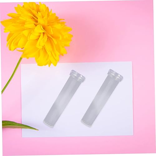 Miniatura 4 de SOIMISS Tubos de agua de flores con tapas, tubo de cultivo de nutrición floral transparente para suministros de floristería, decoración de arreglos