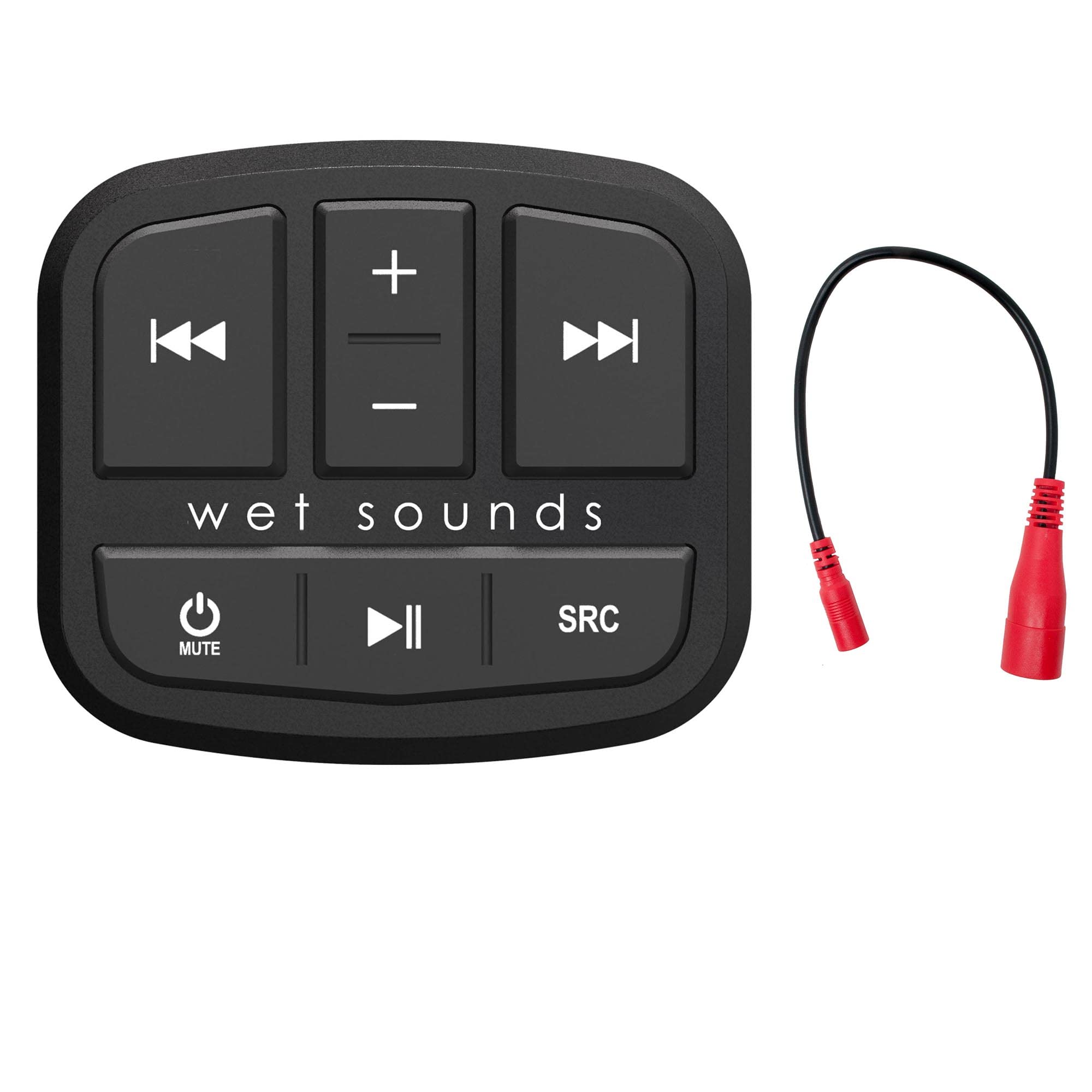 Wet SoundsMC-TR-Mini Mini Transom Remote with 25' Cable and MC-TR-Mini-ADP for WS-MC1 and MC-2 receivers (Software Update Required)