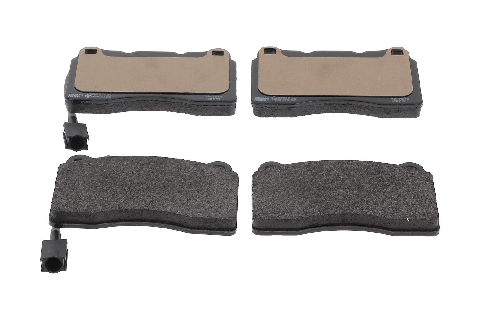 FERODO Kit pastiglie freni Anteriore Con contatto segnalazione usura senza accessori FDB1794 Compatibilità con ALFA ROMEO GIULIETTA 940, LANCIA DELTA III 844 | Compatibile con: ALFA ROMEO 159, 159 Sportwagon, BRERA, GIULIETTA, GIULIETTA Kasten/Schrägheck,