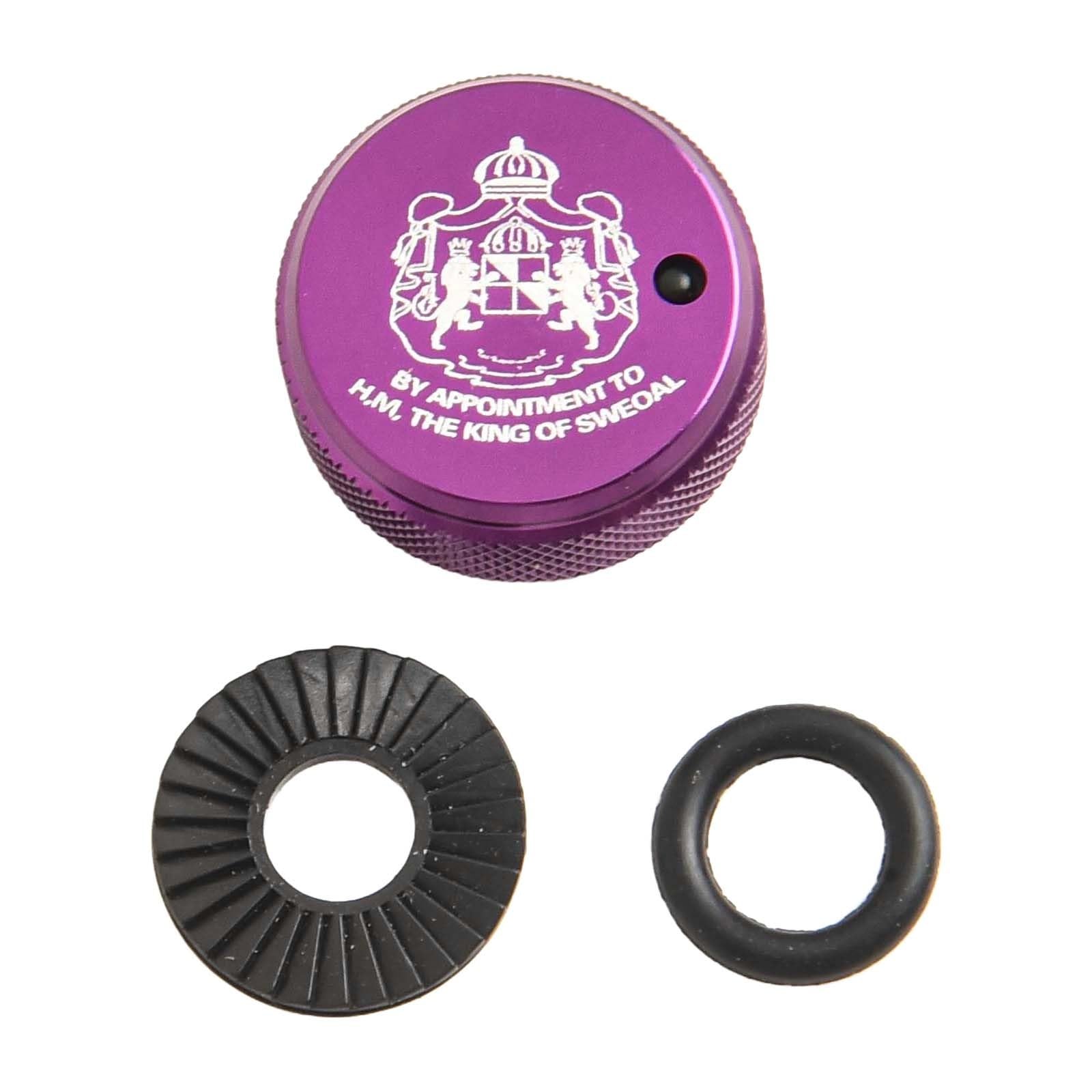 Spulenbremsknopf mit internem Sound-Kit für Abu Garcia 3354P5 Baitcasting-Rolle, Ersatzteile aus Aluminiumlegierung, Hellblau