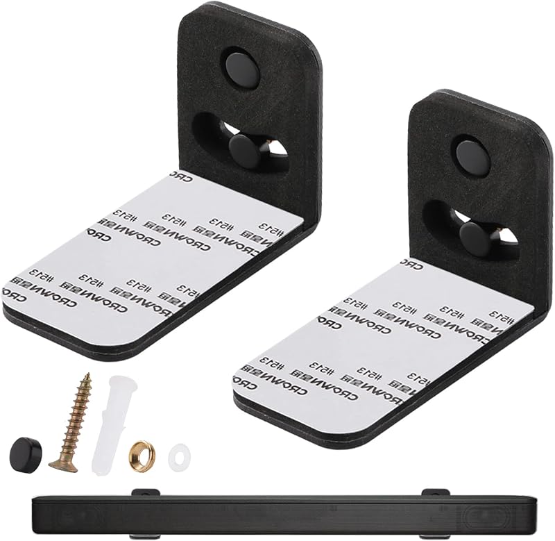 Universal Sound Bar Mount Brackets Wall Mount Shelf for Samsung, Sony, LG, JBL, Polk Audio, Vizio, Roku, Bose, Onn Soundbar Mount Mounting Bracket