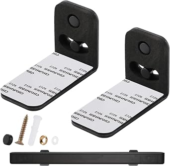 Universal Sound Bar Mount Bracket Wall Mount Shelf for Samsung, Sony, LG, JBL, Polk Audio, Vizio, Roku, Bose, Onn Soundbar Mount Bracket