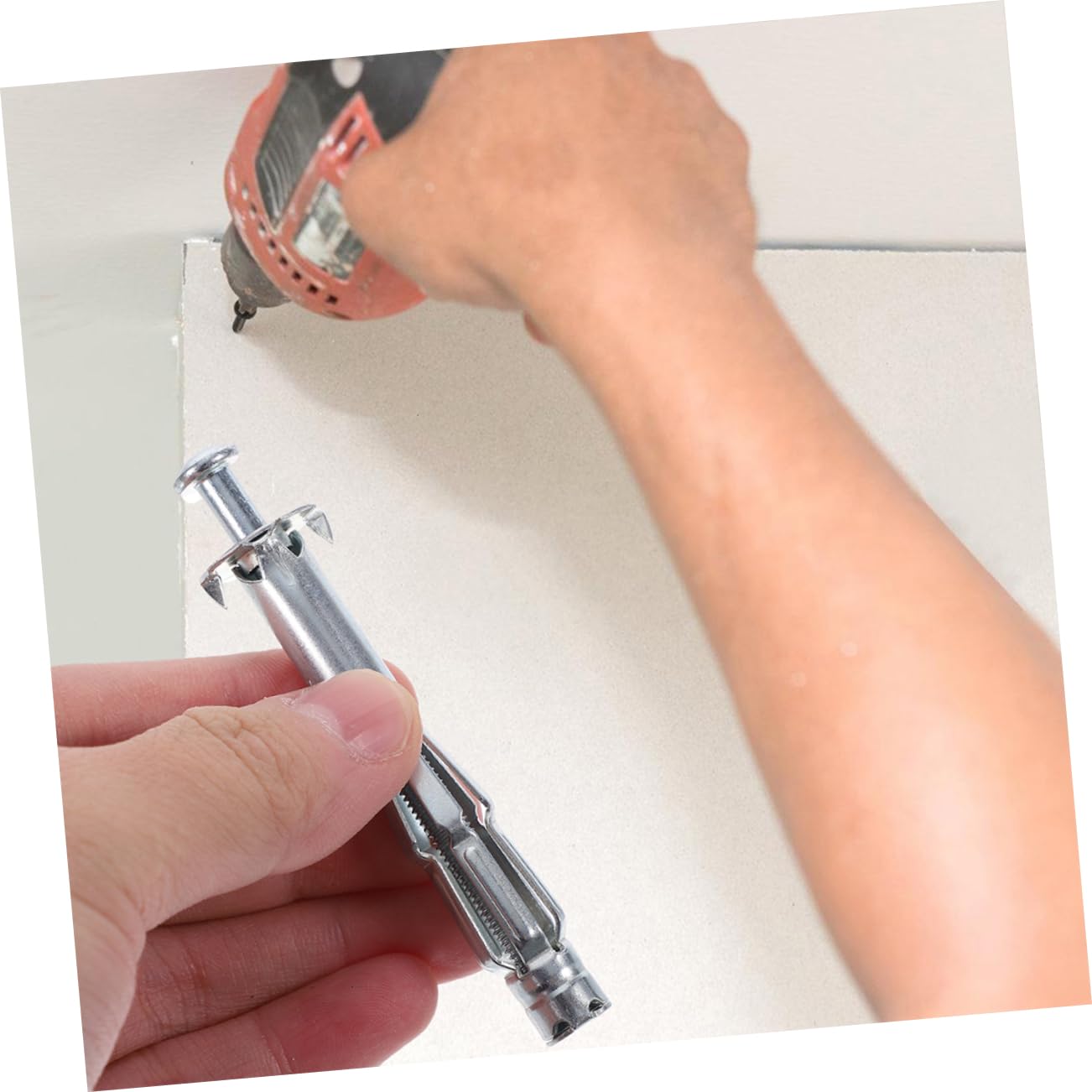 OUNONA 22sets Hollow Door Anchors with Bolts Fixing Nuts for Drywall Easy to Install Hollow Wall Screws for Versatile Projects and Applications