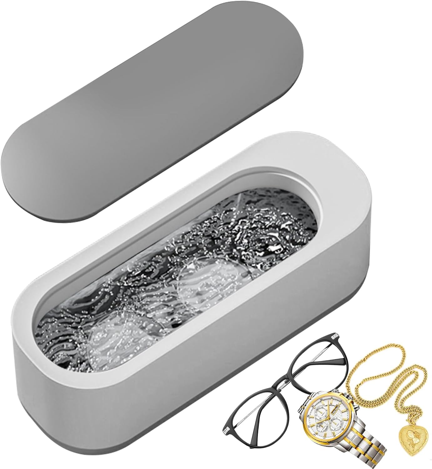 Ultrasonic Jewelry Cleaner, 45Khz Professional Glasses