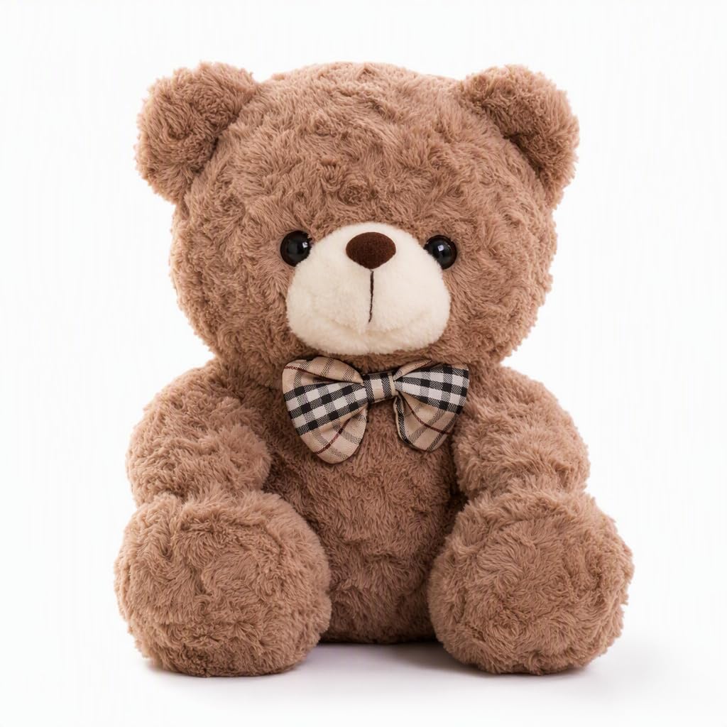 Teddy Bear, Cute Plush, 20 to 25 cm Length,Suitable for Gifting & Display