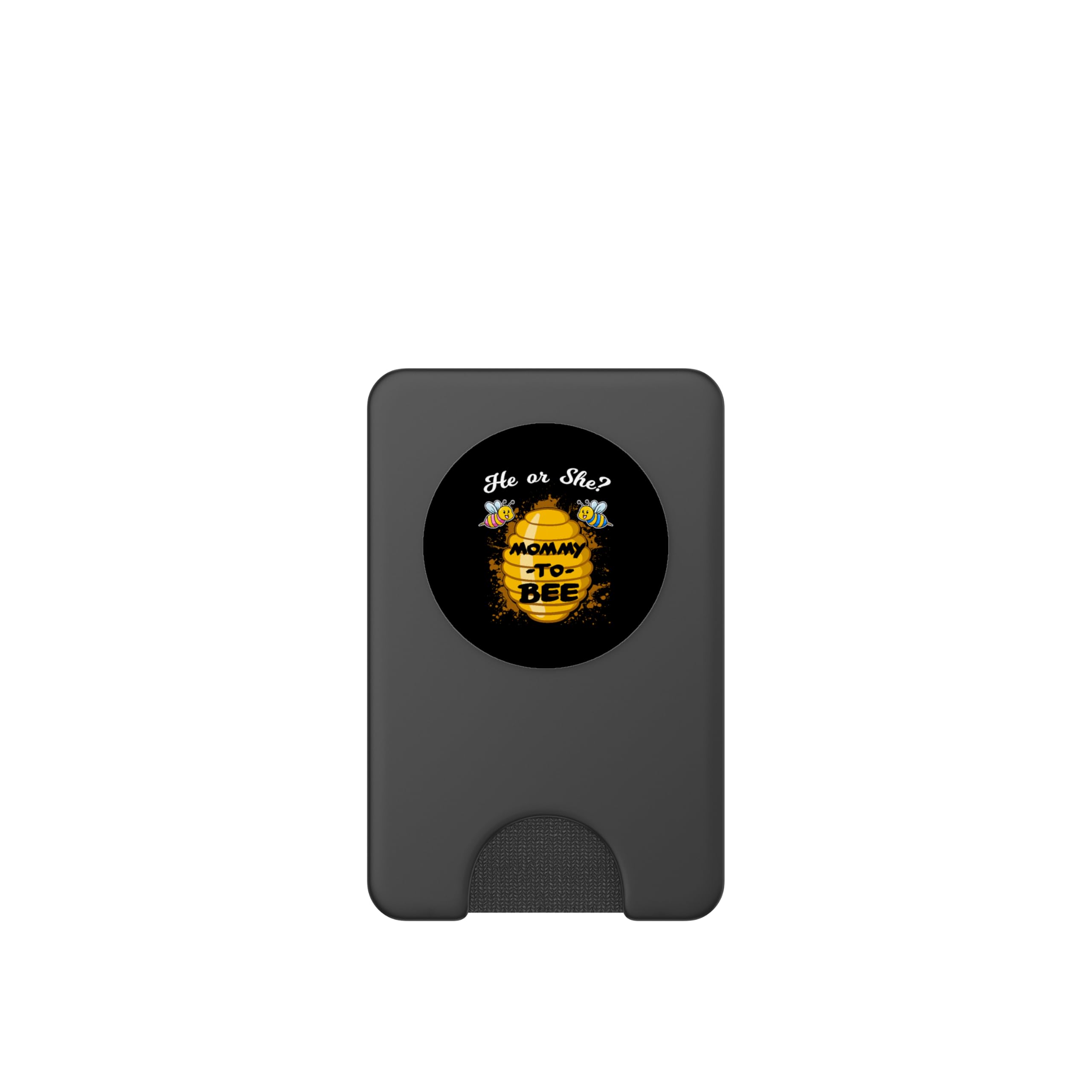 Él O Ella Mamá A Abeja Anuncio De Género Fiesta De La Ducha del Bebé PopSockets PopWallet para MagSafe