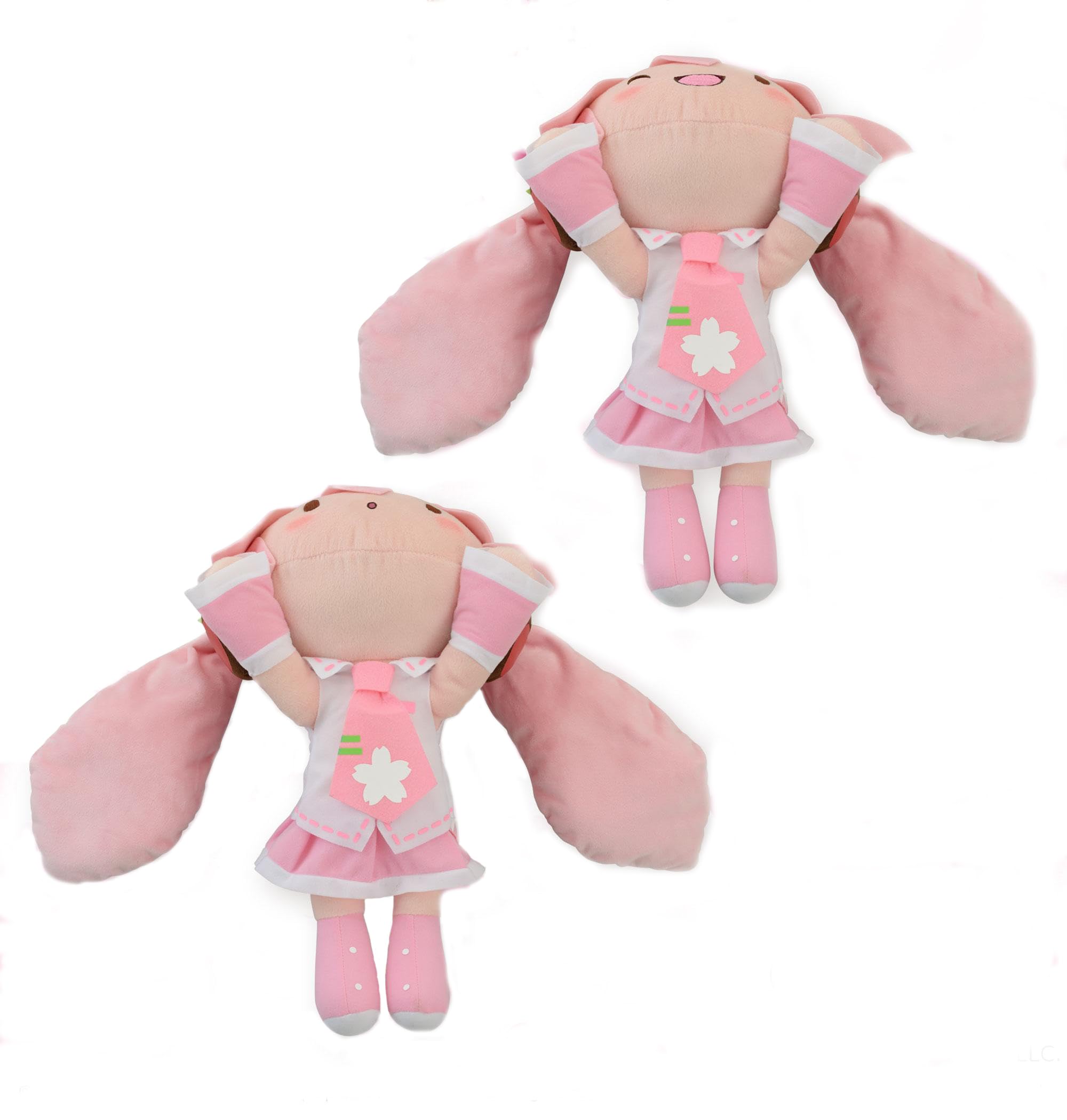 Sakura Miku pouting & Smile Peluches 15 cm Hatsune Miku nesoberi Plush