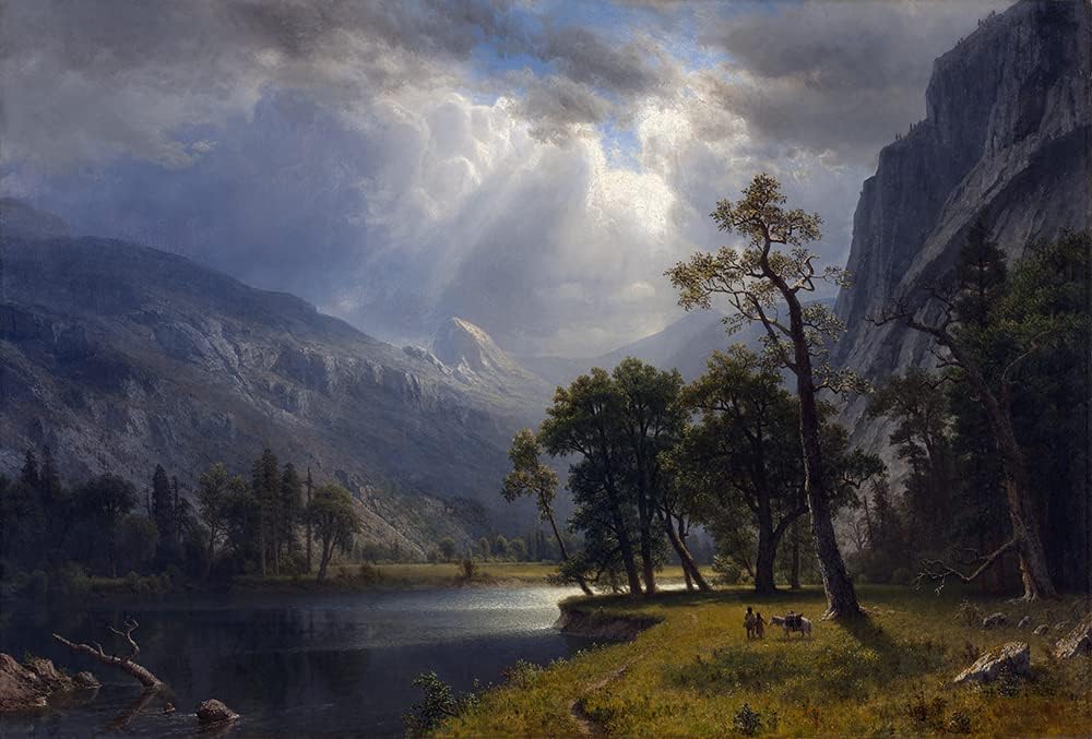 ArtDirect Mount Starr King, Yosemite (1866) 48x32 UnFramed Museum Art Print Poster Ready for Framing by Albert Bierstadt (American, 1830-1902)