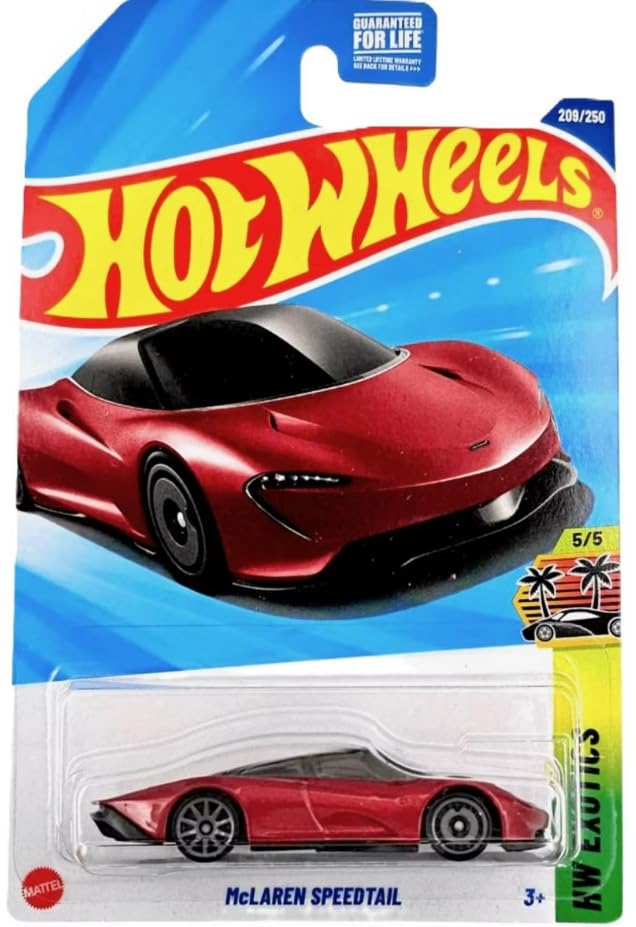 Hot Wheels McLaren Speedtail [Maroon/Red] Exotics 5/5, 209/250, 1...