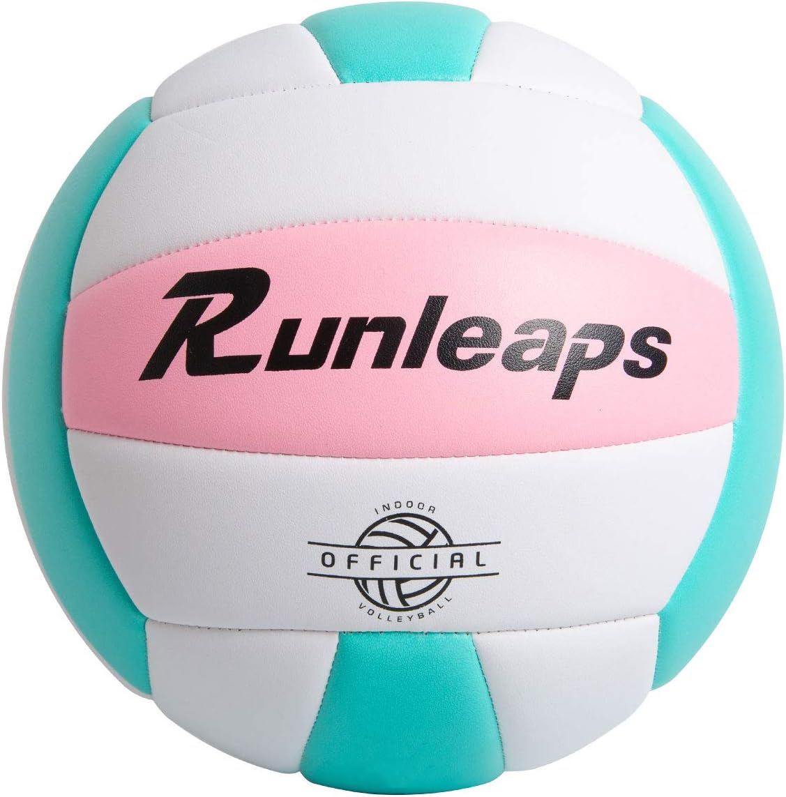 Runleaps Volleyball, Waterproof Indoor Outdoor Volleyball for Beach Game Gym Training (Official Size 5)