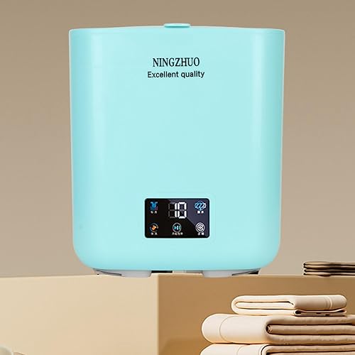 Miniatura 6 de Lavadora automática de carga superior pequeña de 7 L, lavadora portátil compacta con secado para dormitorio familiar RV (enchufe de EE. UU.)
