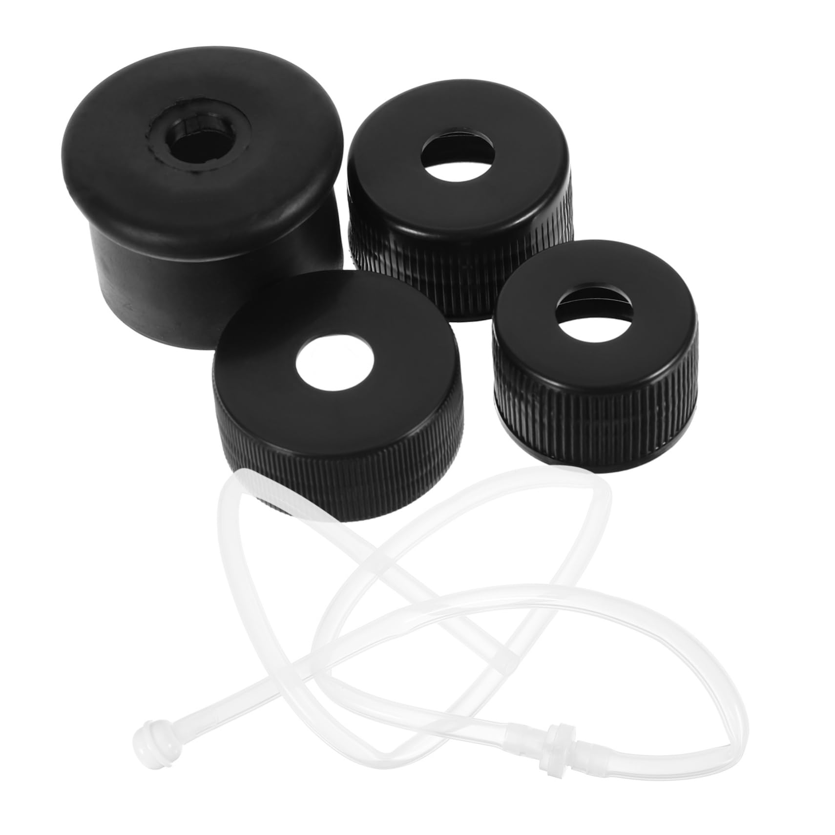 5 Set Tubo Estensibile per Dispenser da Lavello Tubo Ricambio per Erogatore Facile da Installare Compatibile con Dispenser Standard Pratico e Resistente