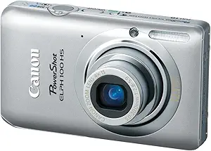 Canon PowerShot ELPH 100 HS 12.1 MP CMOS Digital Camera with 4X Optical Zoom (Silver)