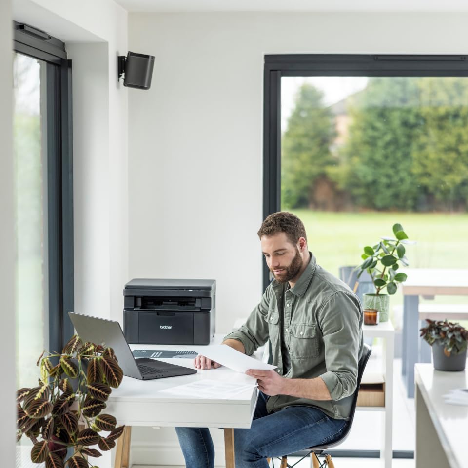 Brother DCP-L1640W Imprimante Laser Multifonction 3-en-1 (Impression, Copie, Scan) Monochrome A4 compacte et Facile à Utiliser, Éligible au Forfait EcoPro – Image 6