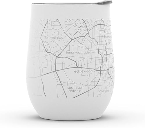 Vista 123 de Well Told Lexington Kentucky Map - Vaso de vino aislado con grabado de mapa de Kentucky, taza de acero inoxidable grabada (12 onzas, verde domingo)