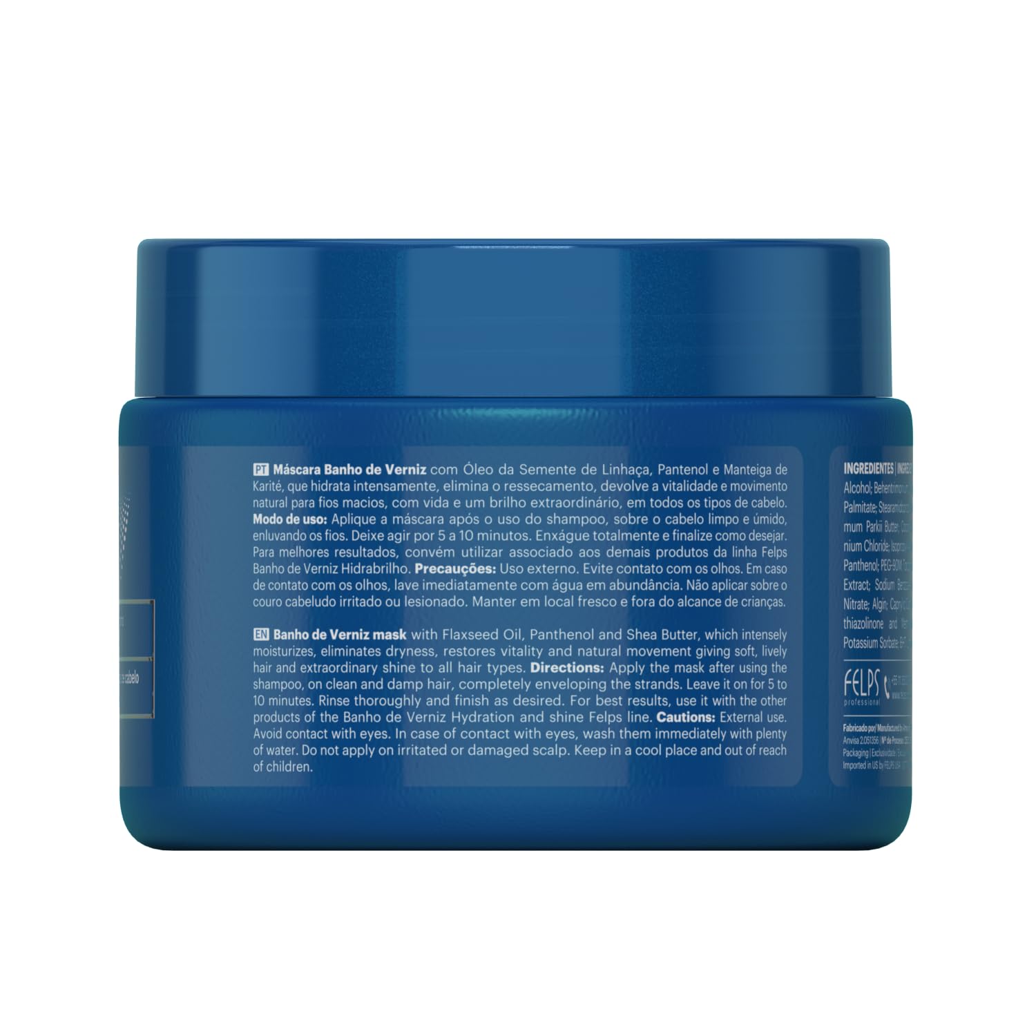 Felps Professional | Banho De Verniz | Hydrating Hair Mask | 300 g