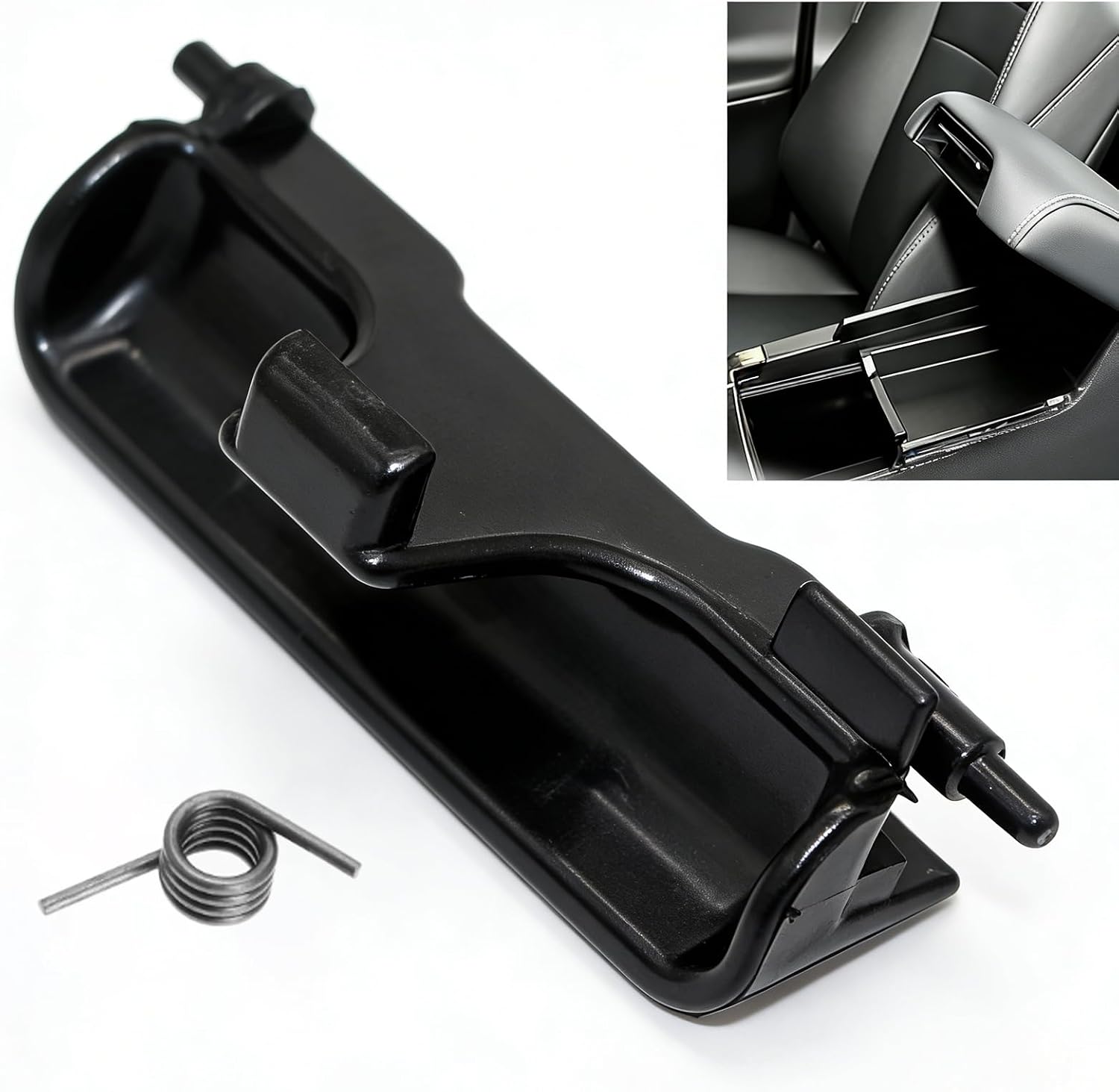 Center Console Armrest Lid Latch Compatible with RDX 2013 2014 2015 2016 2017 2018 Latch Lock Knob, Armrest Lid Latches with Same Spring as Original, OE#83417-TX4-A01 83417TX4A01