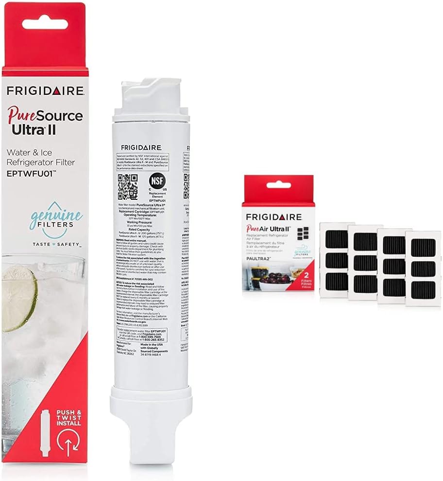 Frigidaire EPTWFU01 Water Filter Filtration and Frigidaire PAULTRA2