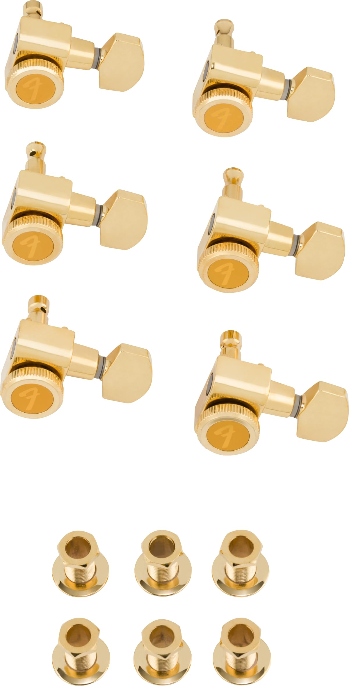 Gold Locking Guitar Tuners, Set of 6
