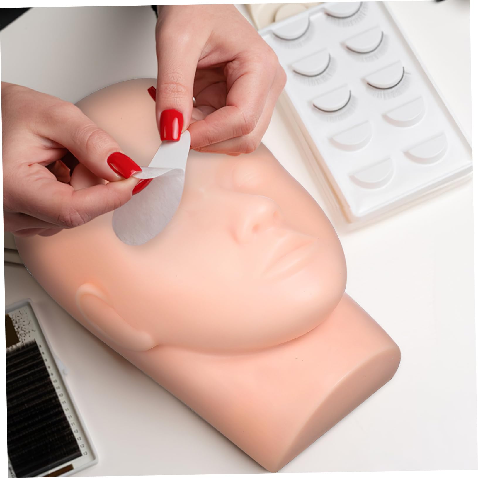 Manichino Robusto Per Esercitazioni Di Trucco in Silicone Per Studenti Truccatori