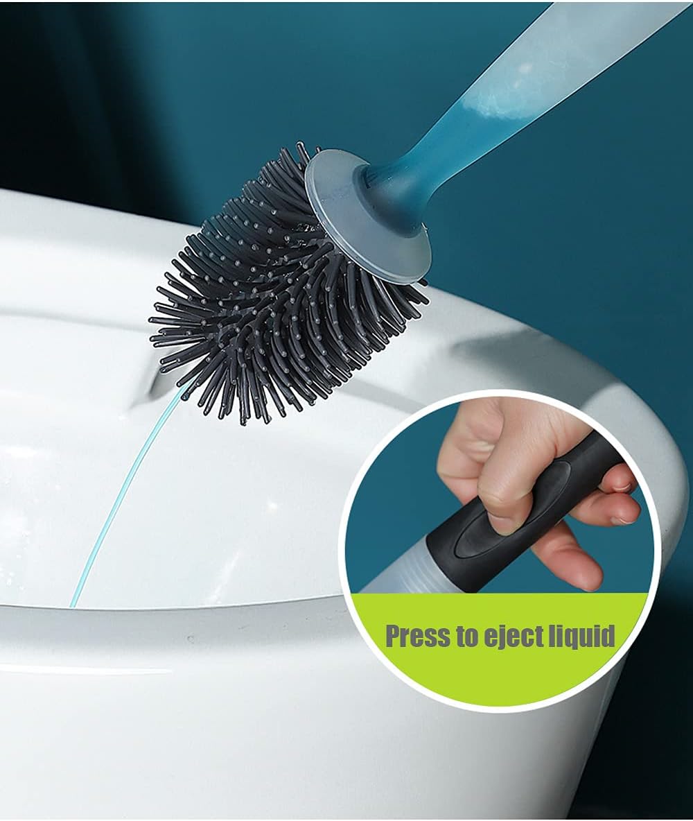 Toilet Brush and Holder Set ,Soap Dispenser...