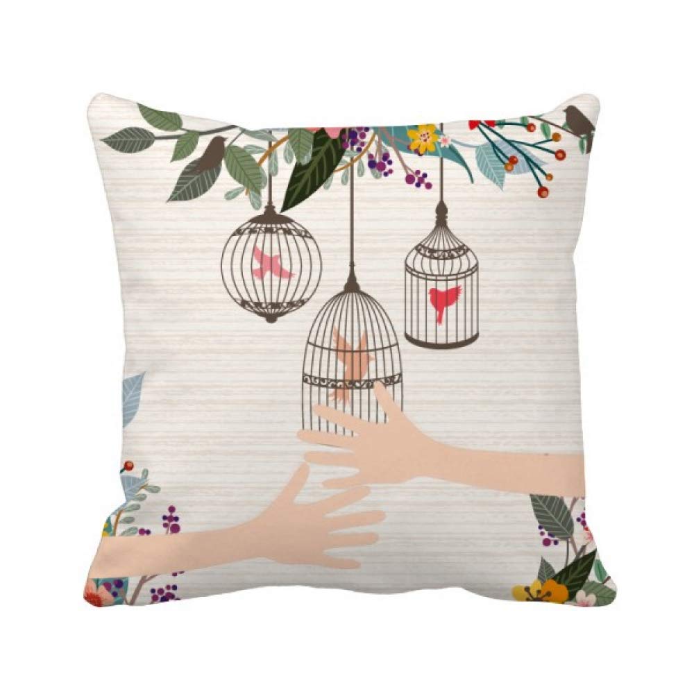 Cage plateau de fleurs coussin pour protéger et embellir vos canapés