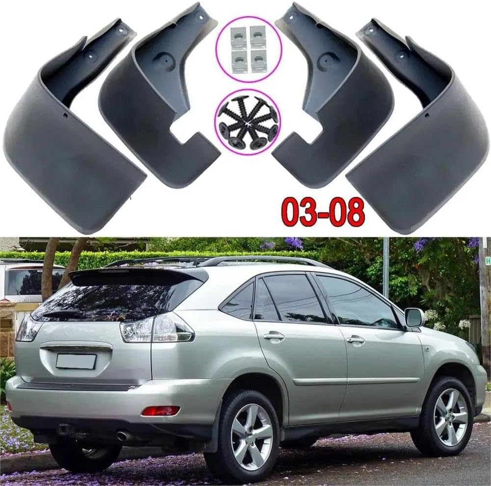 Auto Parts Car Mudguard for Lexus RX300 RX330 RX350 RX400h XU30 for Harrier 2003-2008 Fender Mud Guard Flap Splash Mudguard 2004-2007