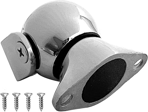 ISURE MARINE Tope de puerta de acero inoxidable 316 Tope de puerta magnético Soporte de puerta Instalación para yate, barco, autocaravana