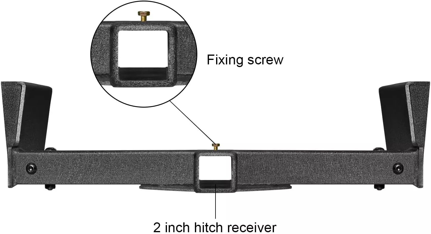 Class 3 Trailer Hitch New Compatible with 1983-2011 Ford Ranger and 1994-2009 B2300/B3000/B4000 Pickup 2” Hitch Receiver