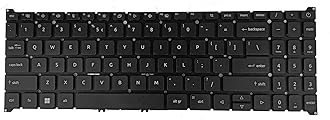SUNMALL Replacement Keyboard Compatible with Acer Aspire S50-54, 3 A315-24P A315-59G A315-510P. 5 A515-47 A515-57G. 7 A715-51 A715-52 A715-76G. Swift X SFX16-51G. Nitro V15 ANV15-51