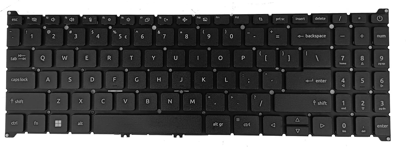 Replacement Keyboard Compatible with Acer Aspire S50-54, 3 A315-24P A315-59G A315-510P. 5 A515-47 A515-57G. 7 A715-51 A715-52 A715-76G. Swift X SFX16-51G. Nitro V15 ANV15-51
