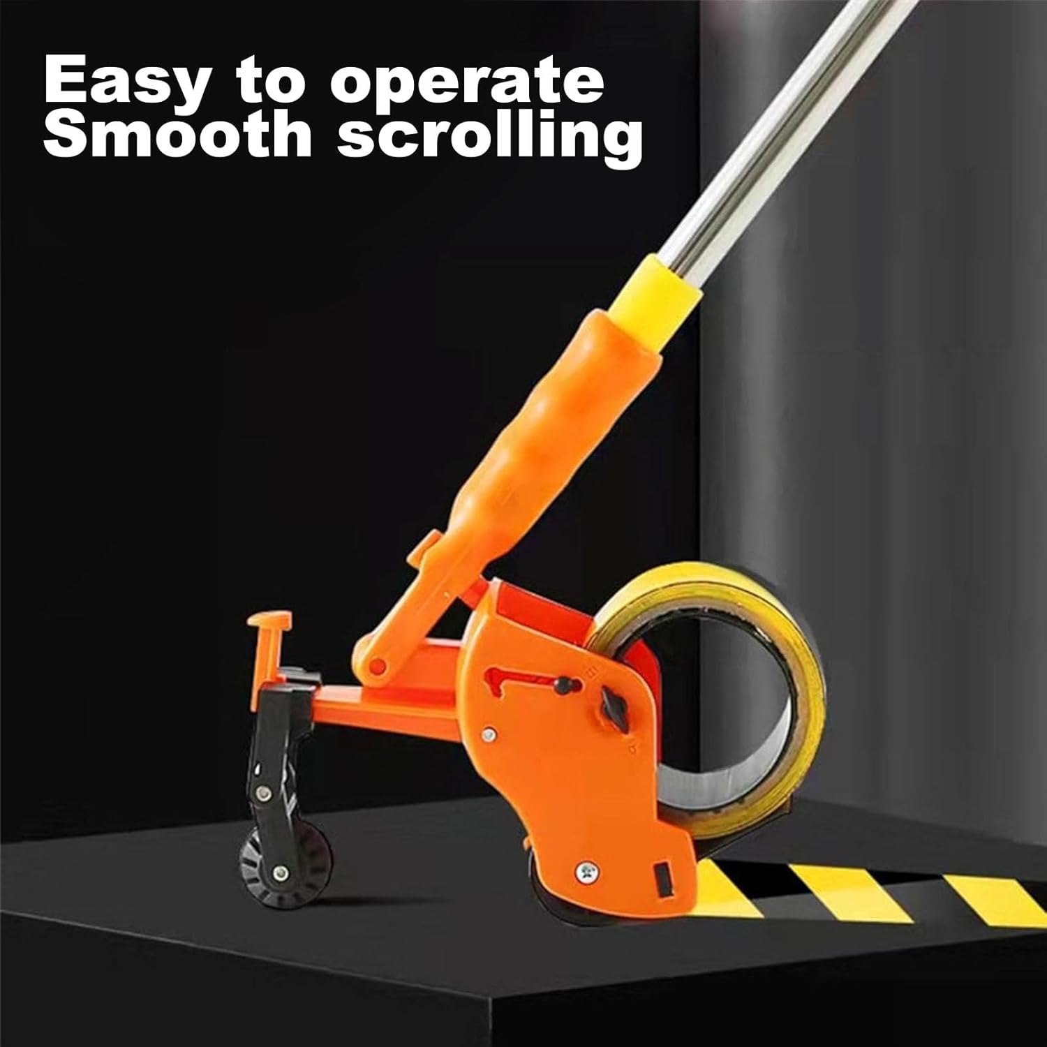 Pro Floor Protection Film & Duct Tape Applicator - All-in-One Tool for Fast, Bubble-Free Installation of Carpet Masking Film, Drop Cloths for Painting & Renovation