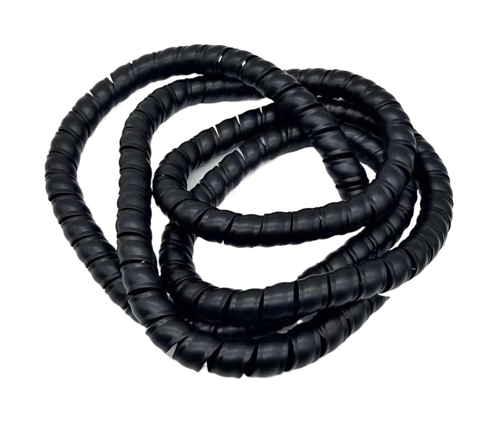 Organizador de Cables con Funda en Espiral Flexible 35 mm | Para cables y mangueras(Black,5 Meters)