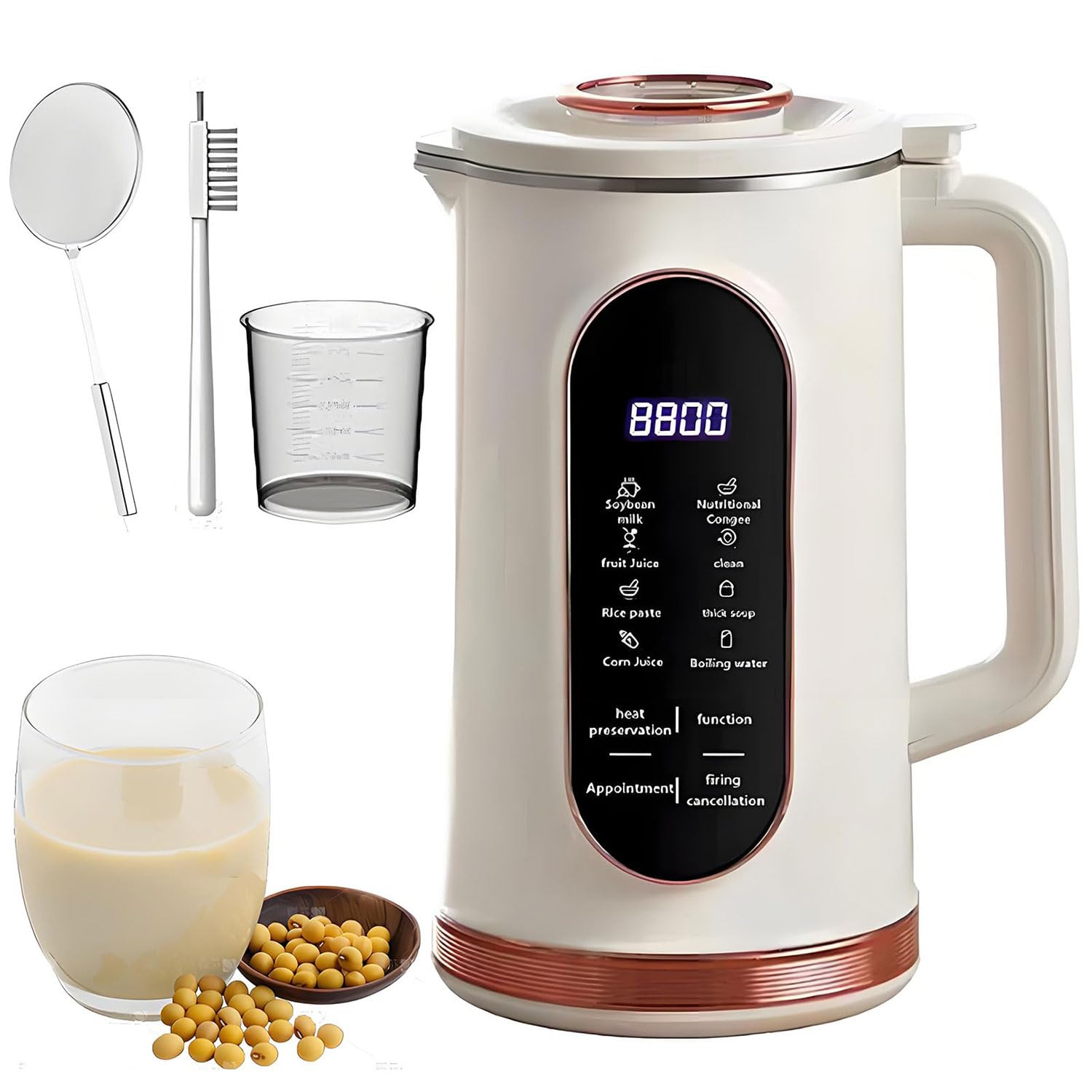 Maker de lait de noix automatique pour préparer votre boisson végétale fraîche dès le réveil