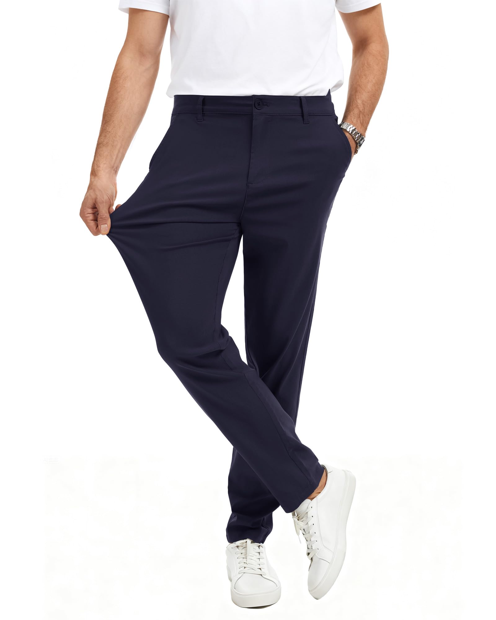 YYIDATON Herren Chinohose Stilvolle Slim Fit Super Stretch Hosen Angenehme Stoffhose Business & Freizeit Hose für Männer