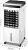 Hoseless Portable Air Conditioner 10L Ventless Chiller 3-in-1 Room Cooler for Home Office Adjustable 3 Speed Levels Energy Efficient Compact and Lightweight Design
