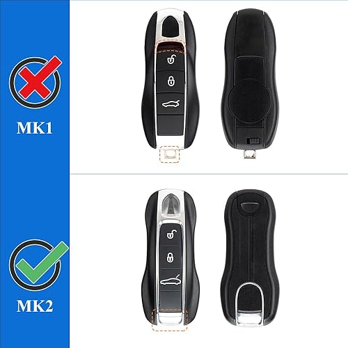 Miniatura 3 de AeroBon Funda pintada de 3 piezas para llavero compatible con Porsche Key Cover Shell (MK2)