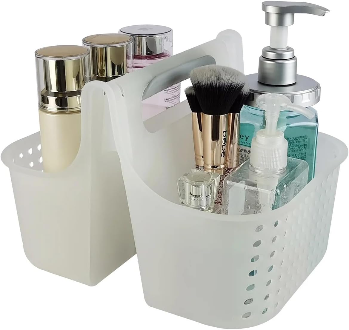 Amazon.com: Brookstone, Portable Shower Caddy, Bathroom Organizer ...