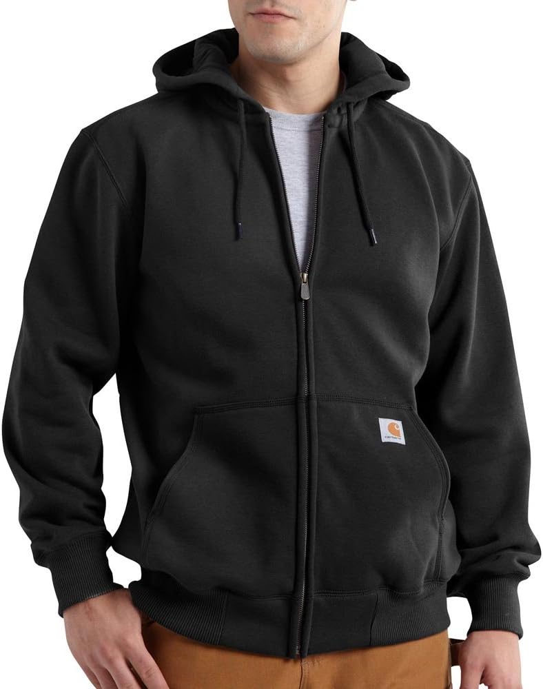 Carhartt Men's Rain Defender Paxton Heavyweight Zip Front Hooded Sweatshirt