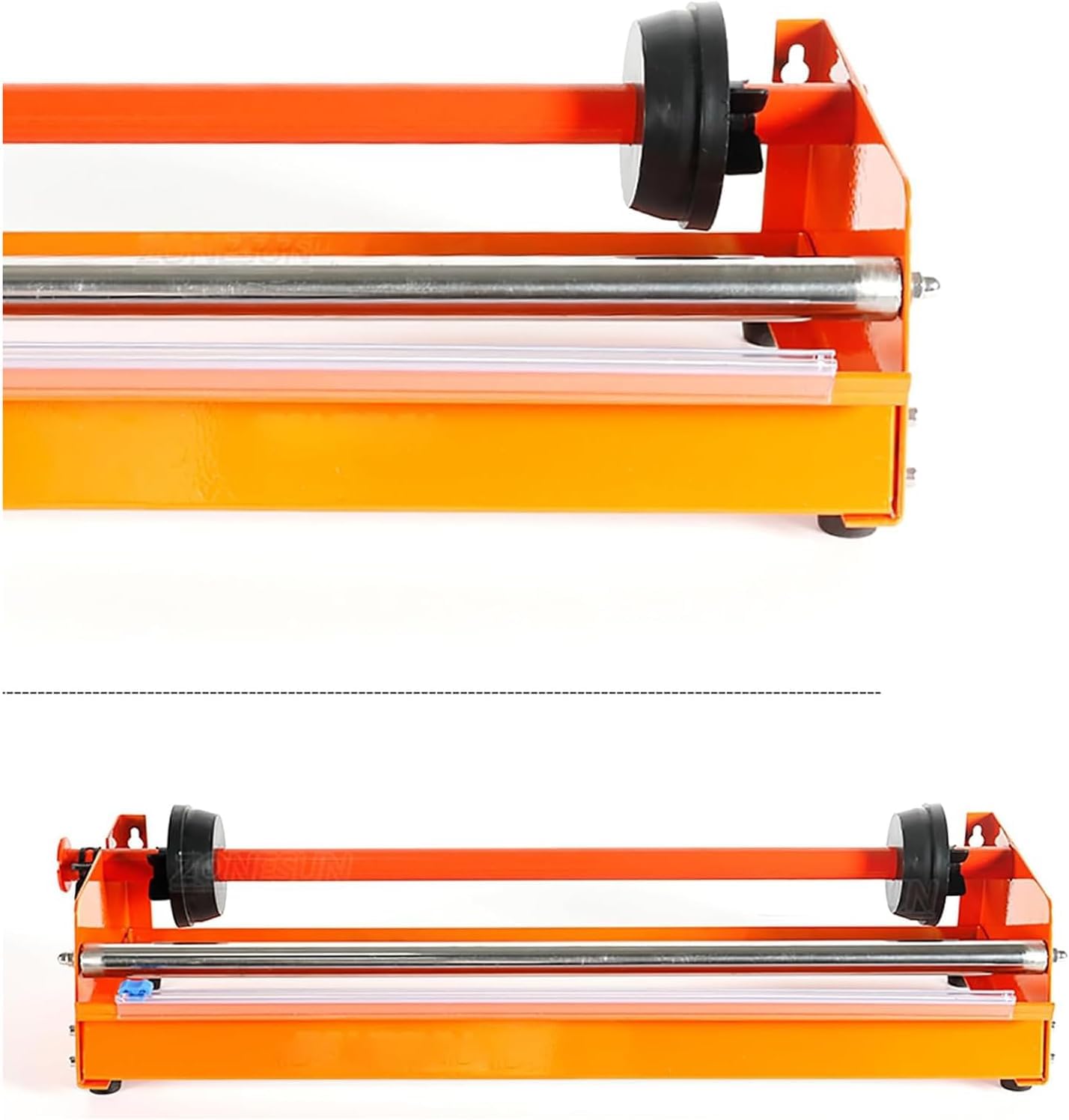 Machine d'emballage de film étirable, distributeur manuel pour film de 50 cm, structure métallique durable, idéale pour les entrepôts, les meubles et l'emballage de vêtements